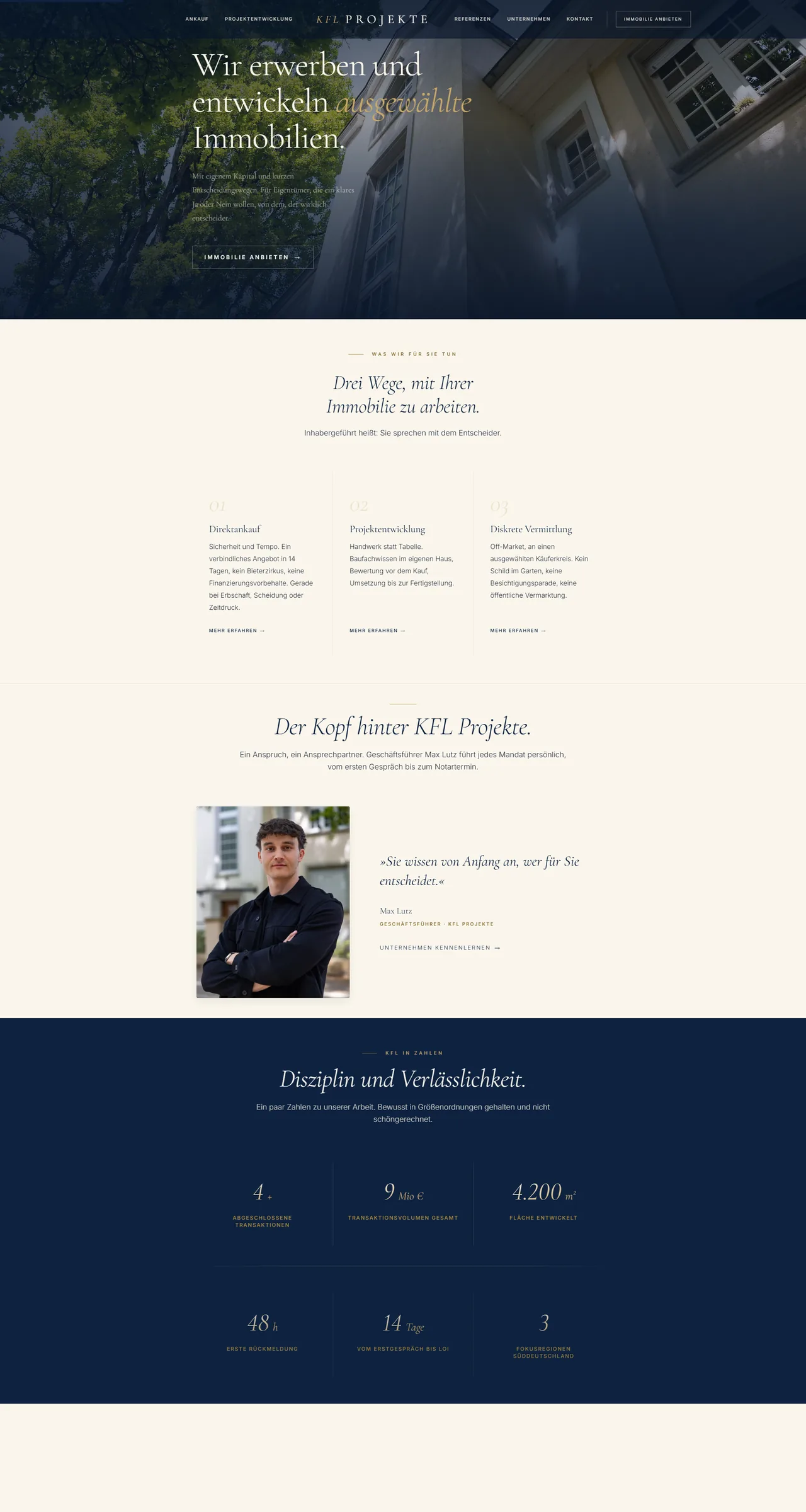 Startseite von lutzprojekte.de